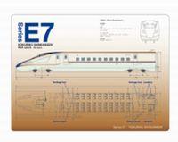 B5　クリア下敷き　（Ｅ7系 北陸新幹線）／JR関連